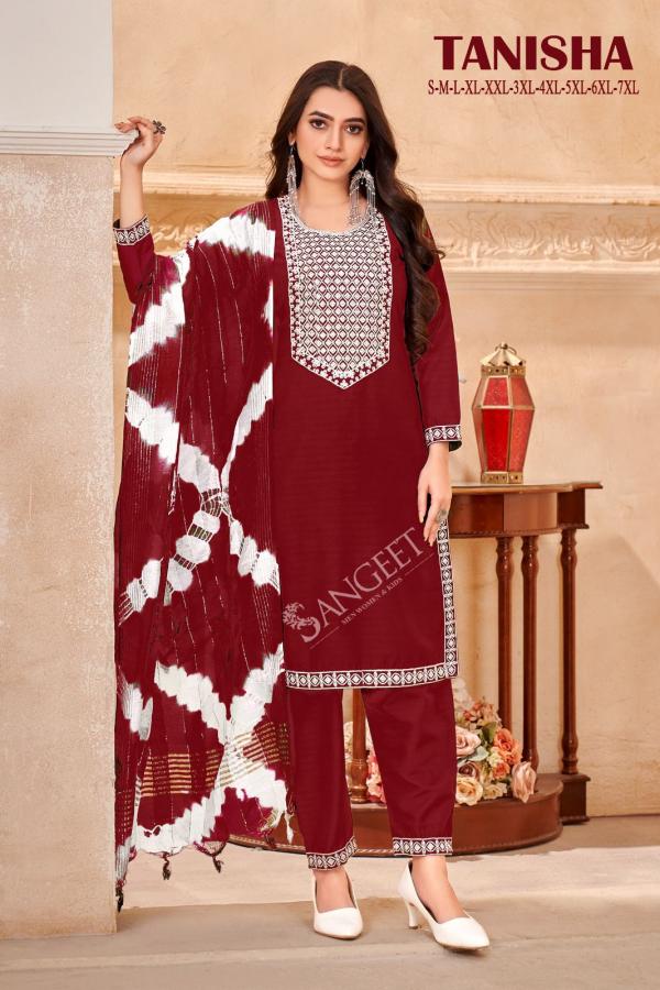 Tanisha 1001 Viscose Kurti Bottom With Dupatta Collection